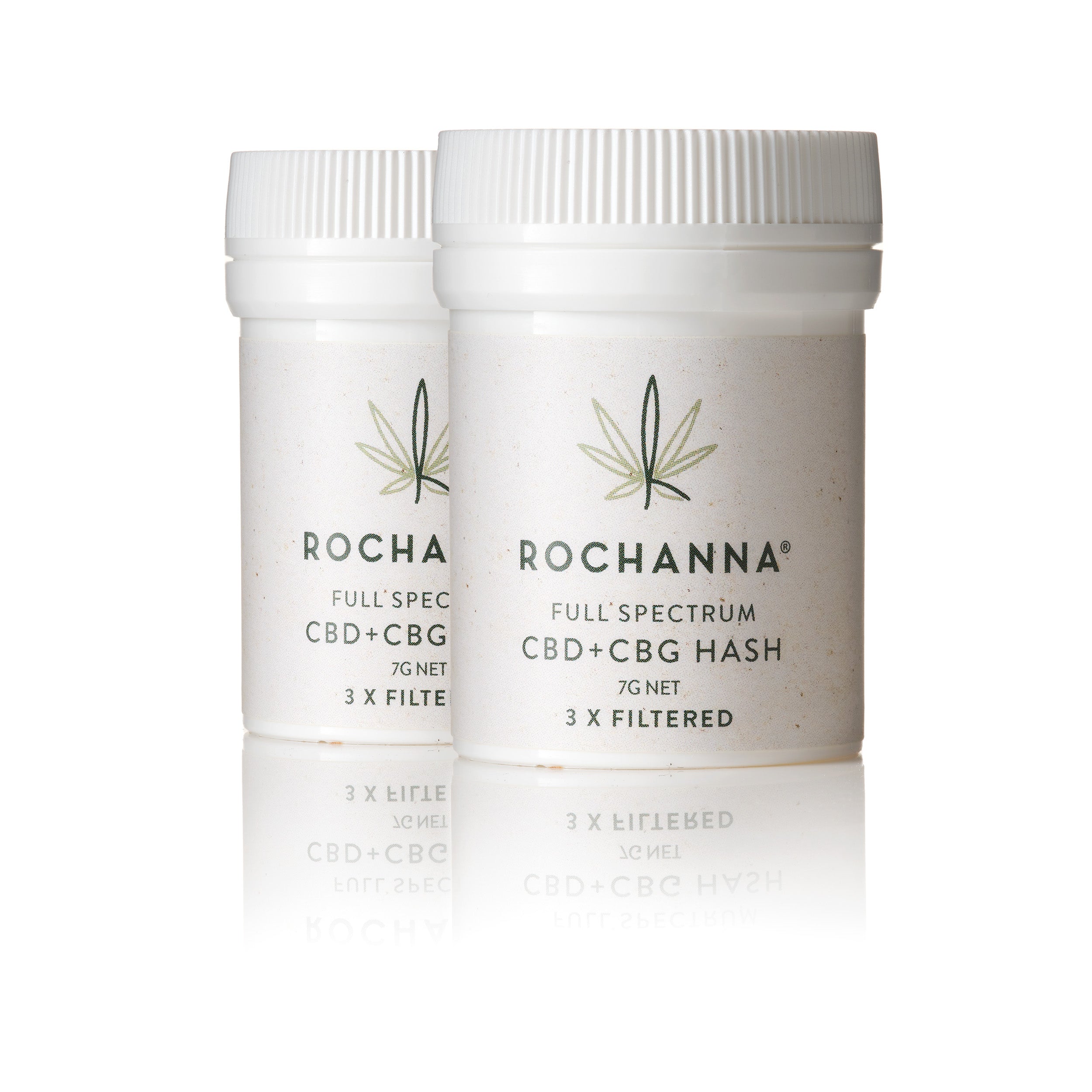 Rochanna 3x Filtered CBD CBG hash 14g product packaging