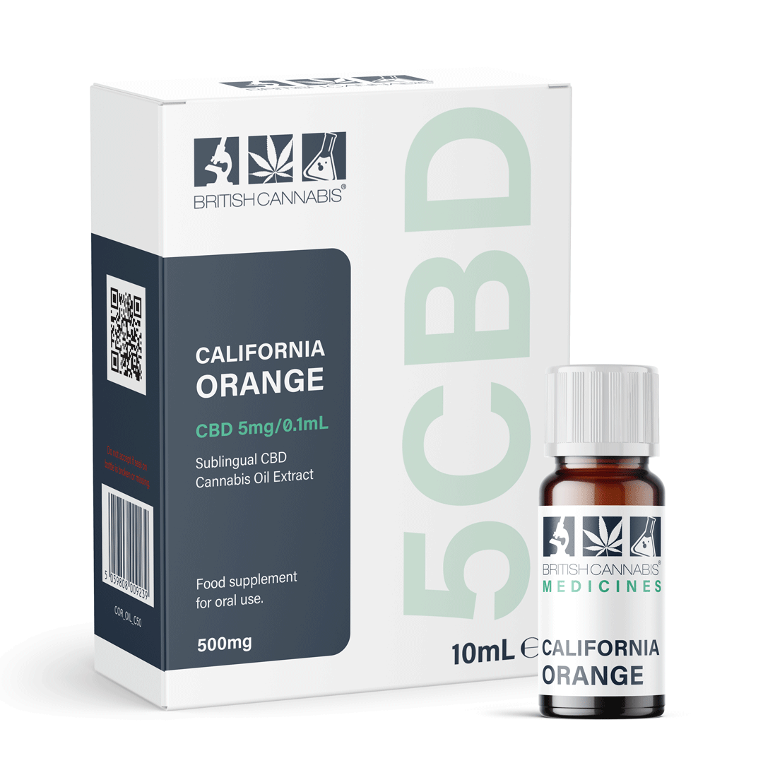 California Orange | Full Plant Extract CBD Oil | 500mg CBD (10ml) - HempHash