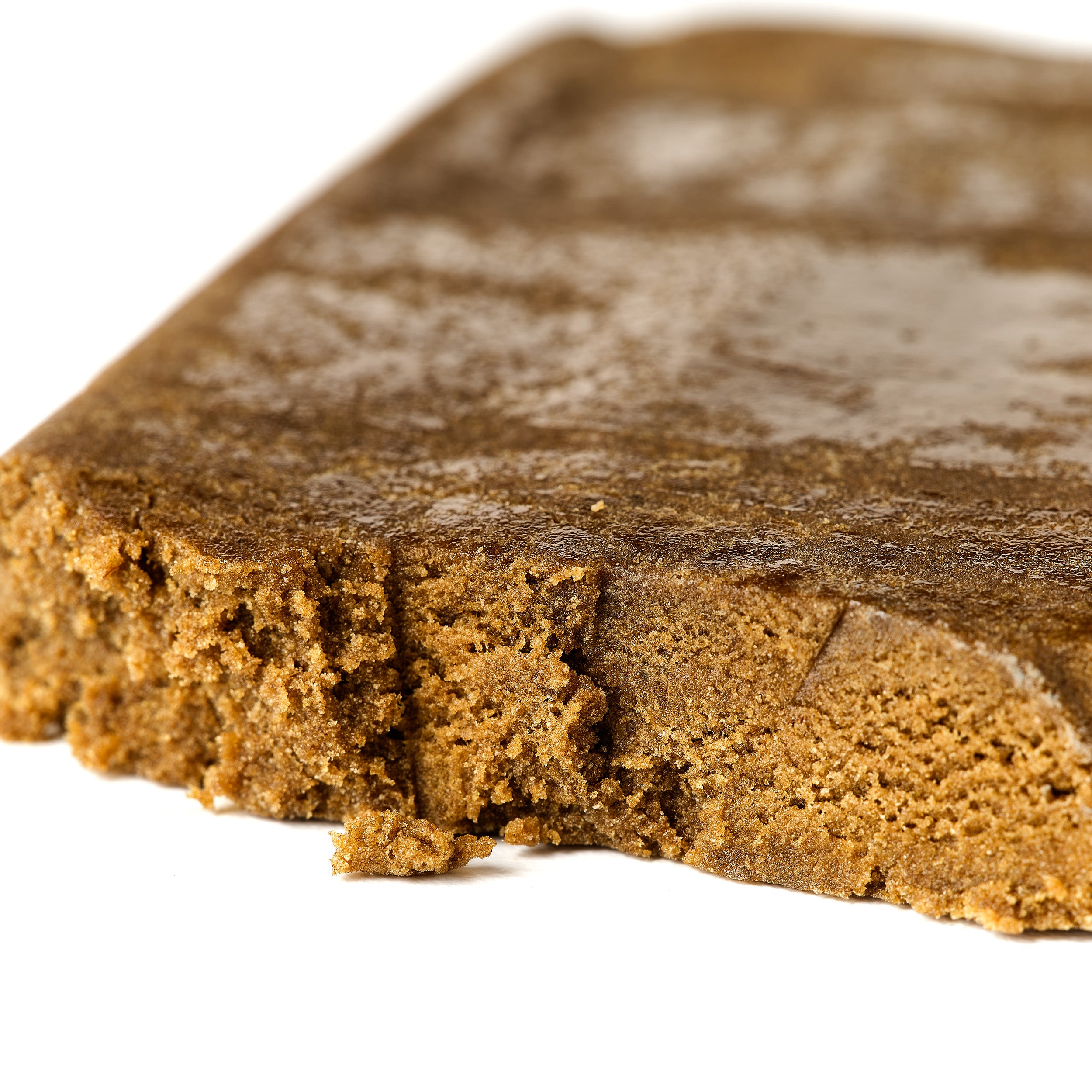 Rochanna Charas CBD hash showing exceptional standard traditional hemp hash texture