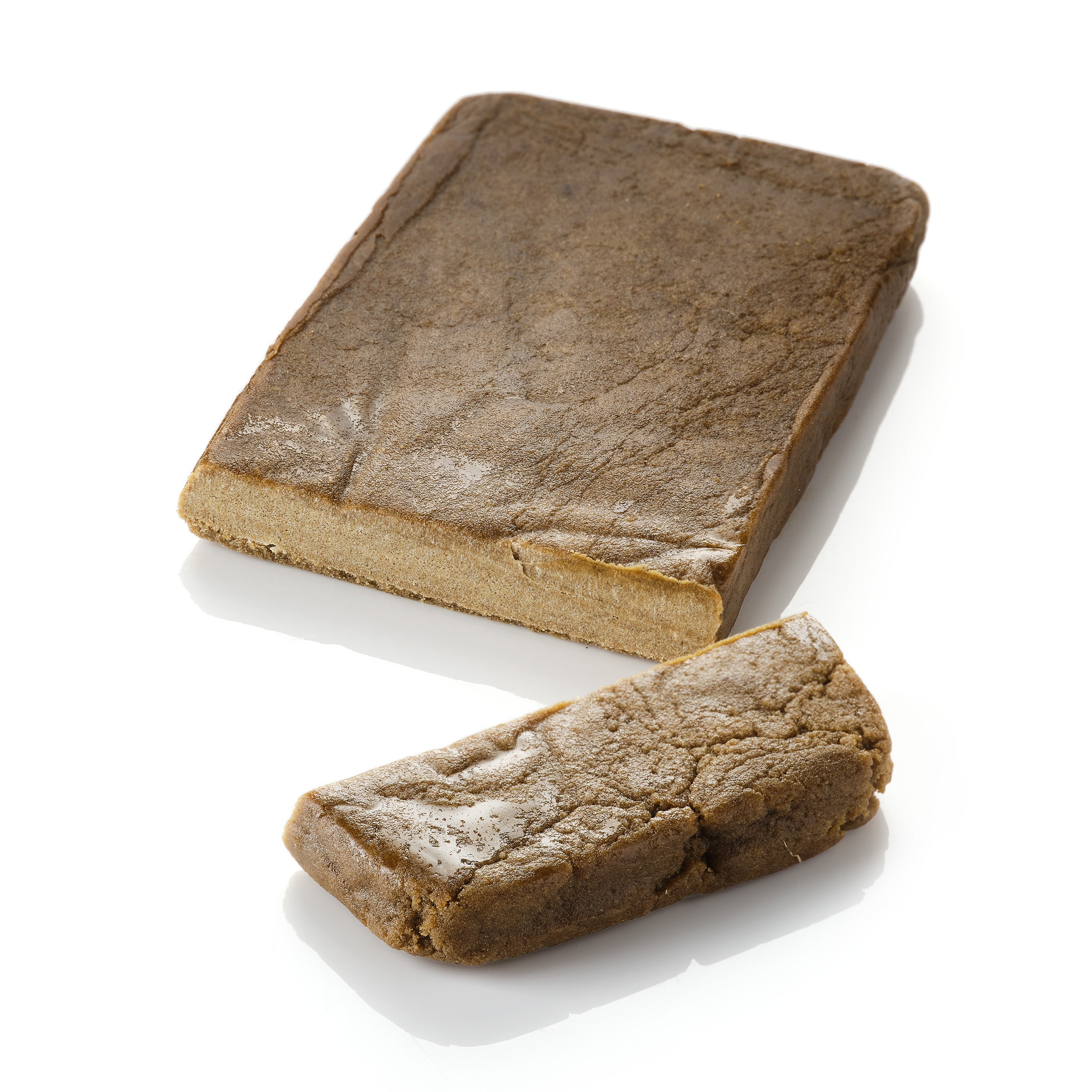 Rochanna Choco CBD hash with fudge brown colour and smooth dense texture