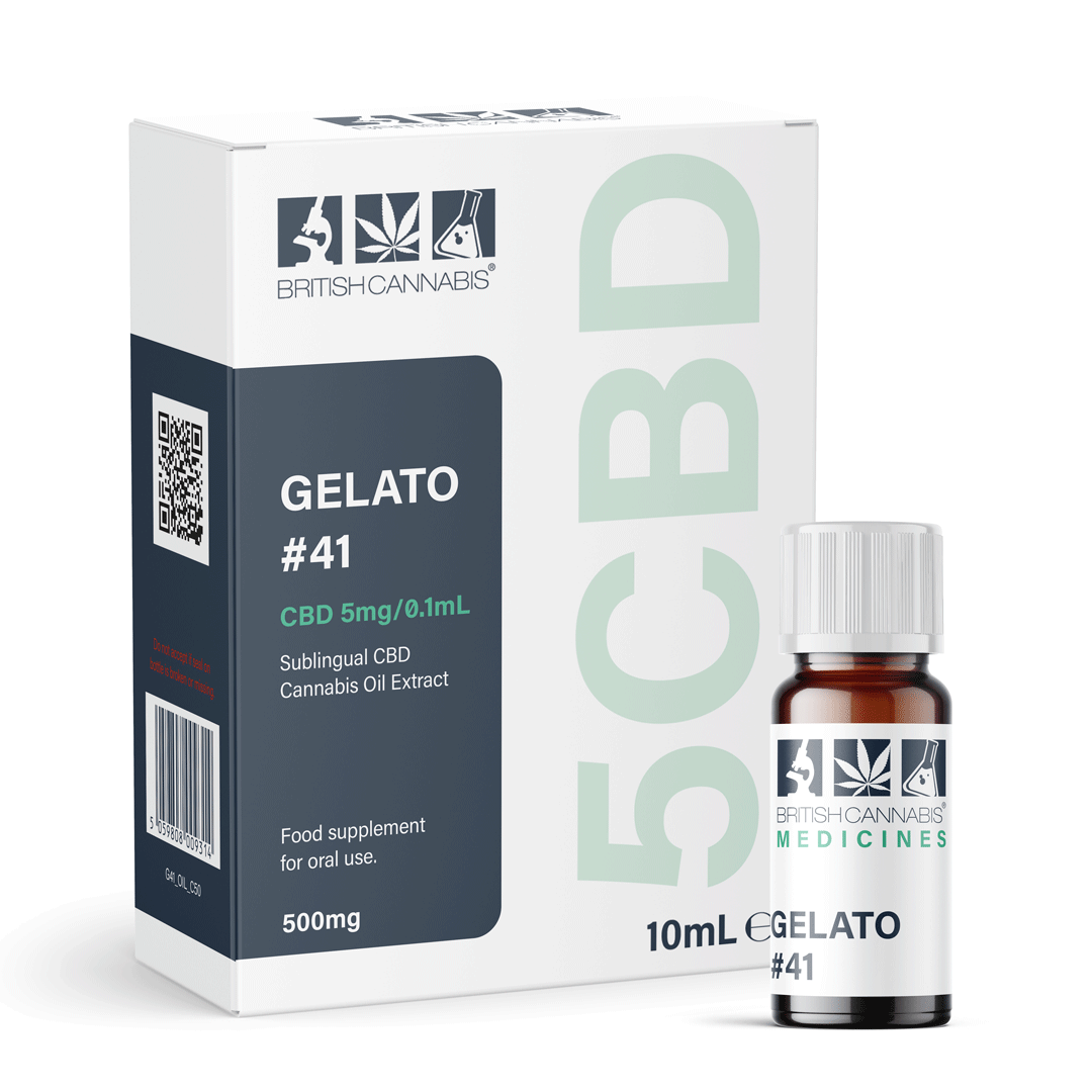 Gelato 41# | Full Plant Extract CBD Oil | 500mg CBD (10ml) - HempHash