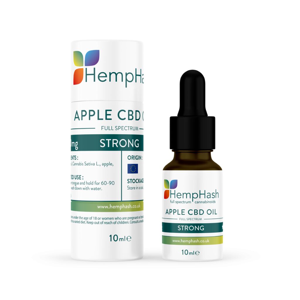 Apple 2000mg Full Spectrum CBD Oil | HempHash | Strong