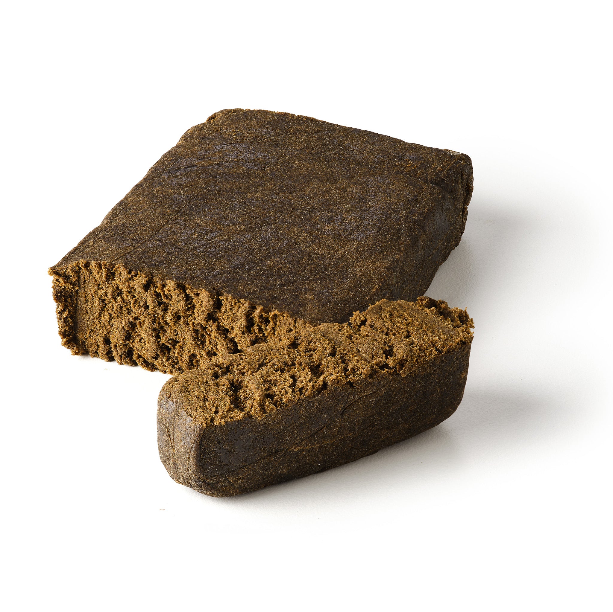 Ivory Lebanese CBD hash with traditional pressed texture and premium finish
