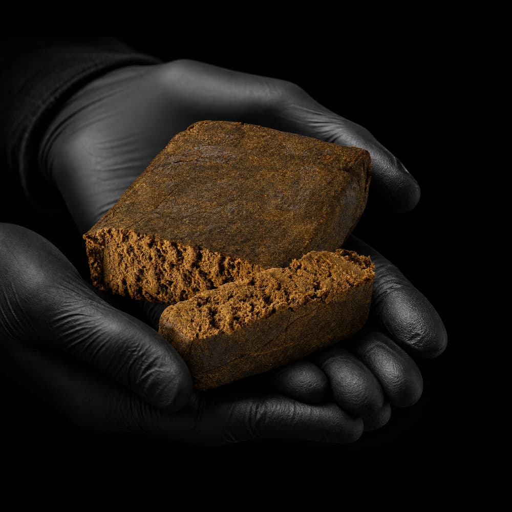 Ivory Lebanese CBD hash with 28% CBD and full spectrum hemp hash quality
