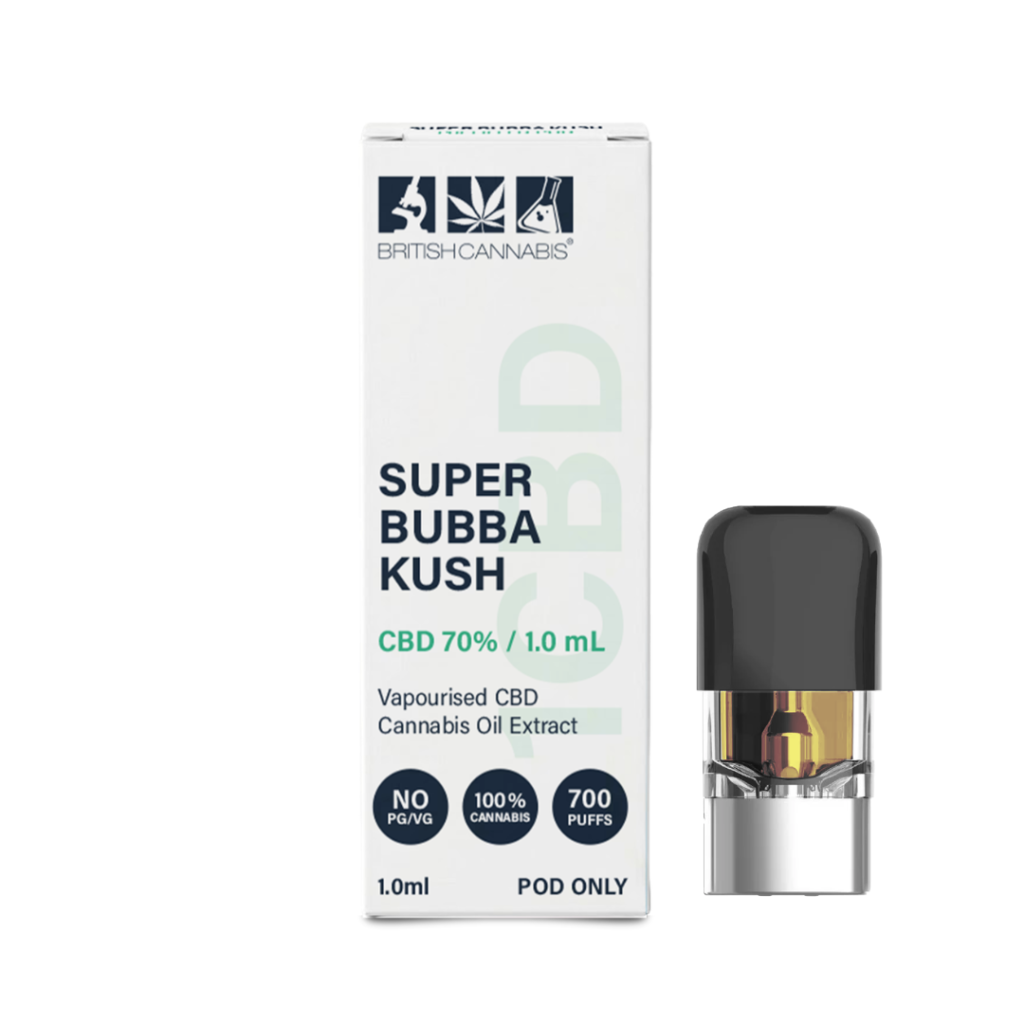 1CBD Super Bubba Kush Extract | CBD Vape Pod