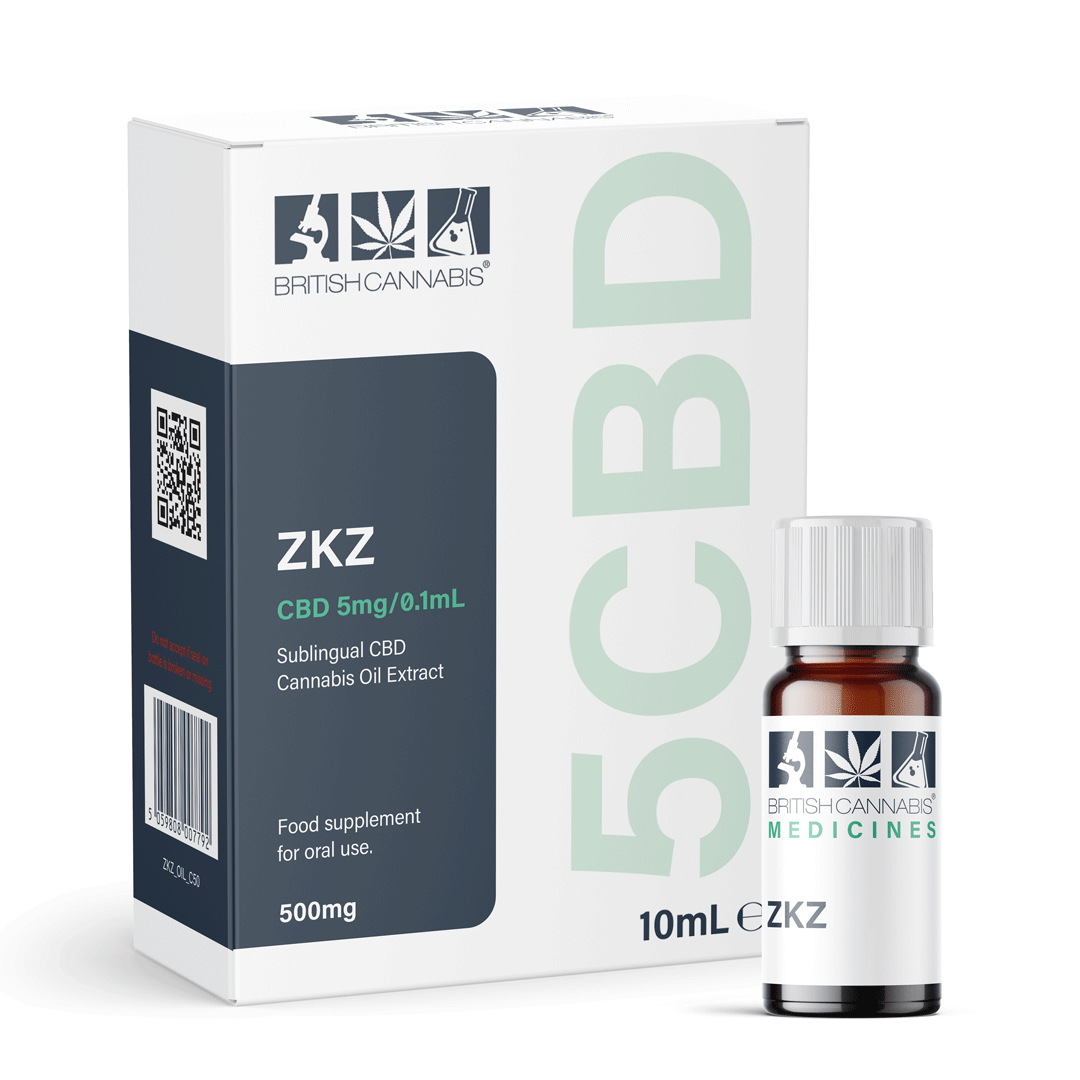 ZKZ | Full Plant Extract CBD Oil | 500mg CBD (10ml) - HempHash