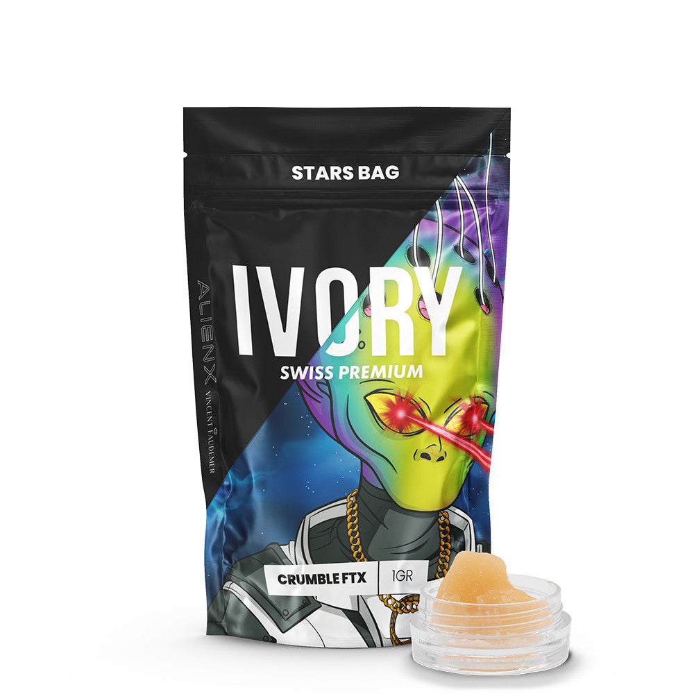 FTX Crumble | CBD Extract | Ivory | 95% CBD - 1g
