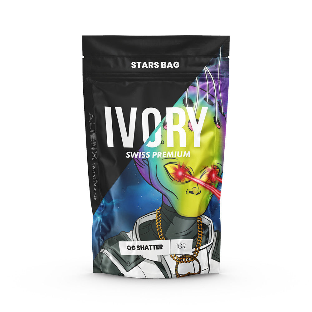 OG Shatter Crumble | CBD Extract | Ivory | 96% CBD - 1g